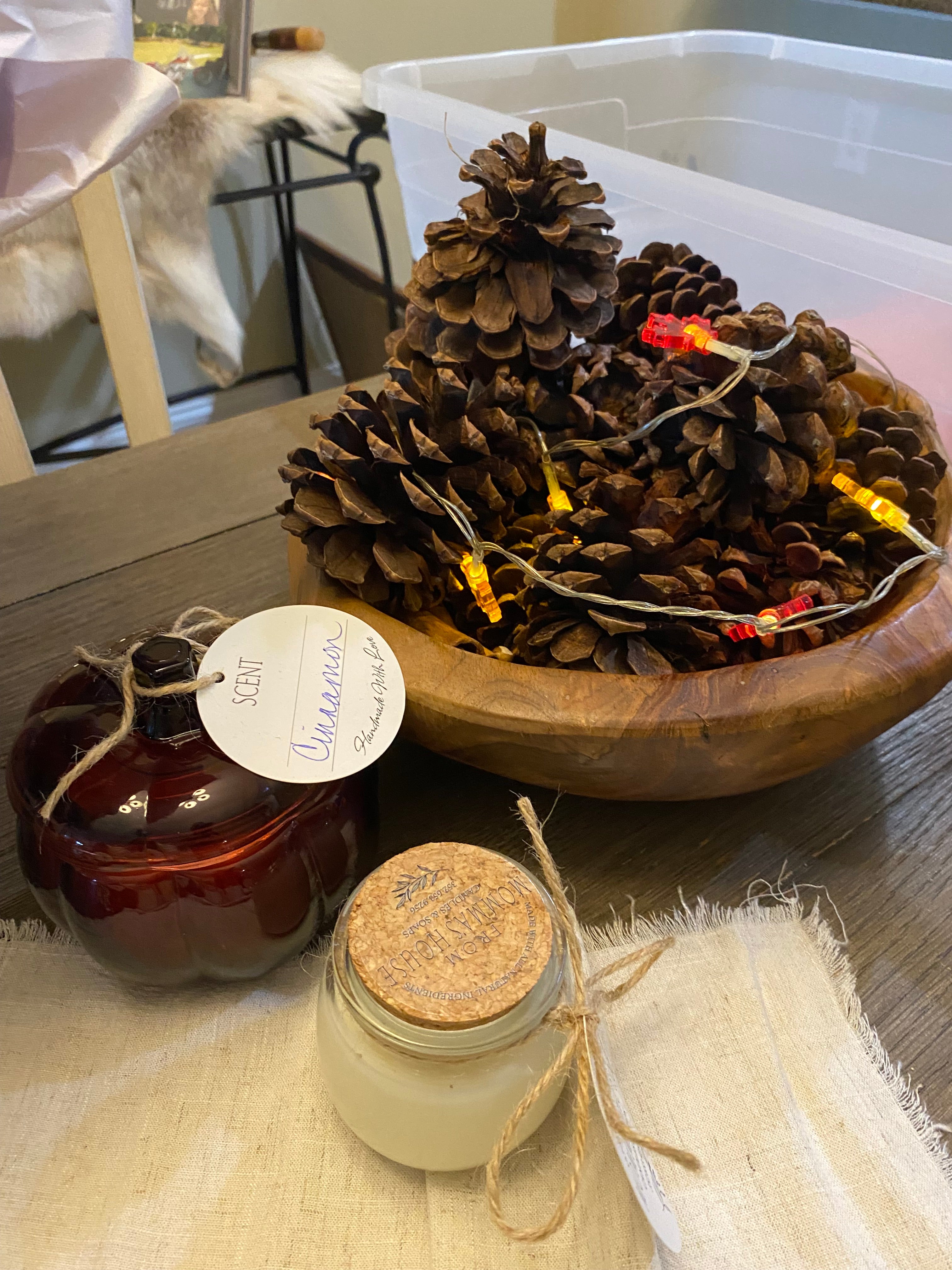 Cork Lid Jar Candle-Cinnamon Scent