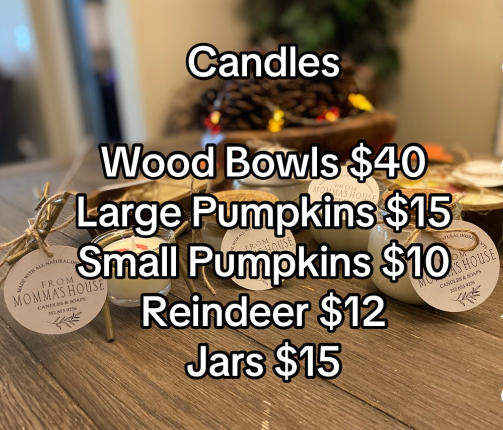 Reindeer Candle